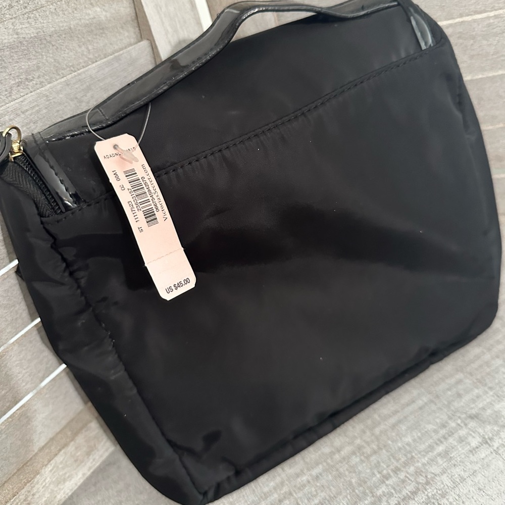 NEW• Victoria’s Secret Forever An Angel Black Expandable MakeUp Bag - Picture 3 of 17